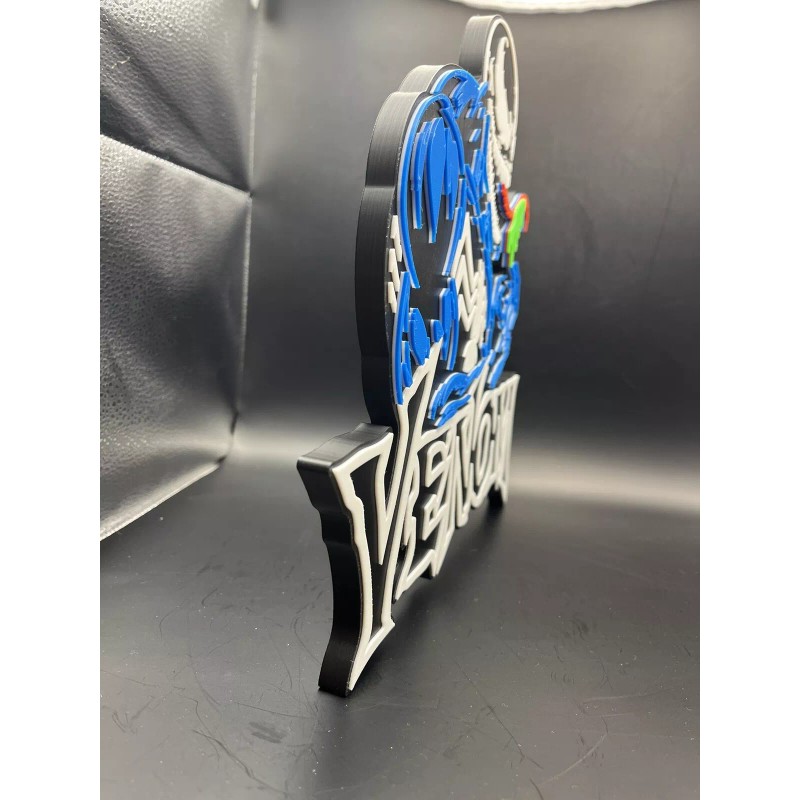 Venom Logo Sign Display | 3D Wall Desk Shelf Art