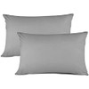 Egyptian Cotton 200 Thread Count Pillow Cases 2 Pack (Grey