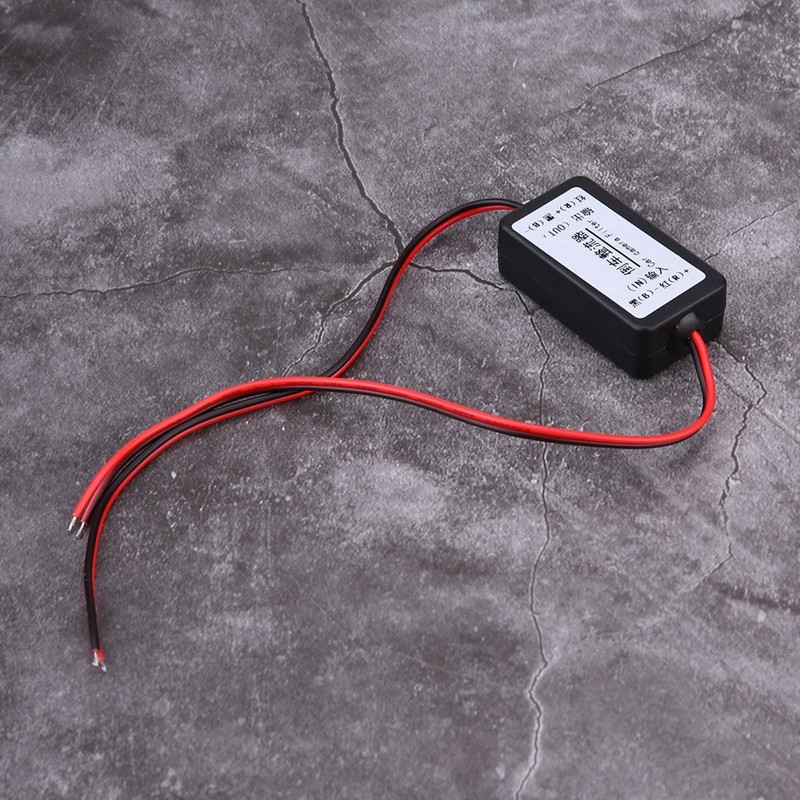 12V DC Car Rearview Camera Power Relay Capacitor Filter Rectifier