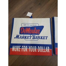 Market Basket 2 Demoulas Market Basket Reusable Shopping Bags Large Retro Logo