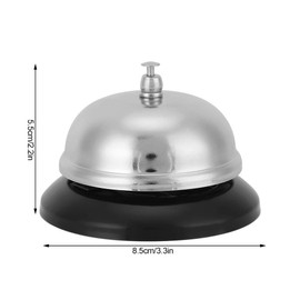 Agatige Stainless Steel Dining Bell, Service Desk Bell for Restaurant Kitchen Service Desk