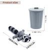 YOUNEEDFUL 2025 3D Printed Raccoon Trash can, Cute Animals for