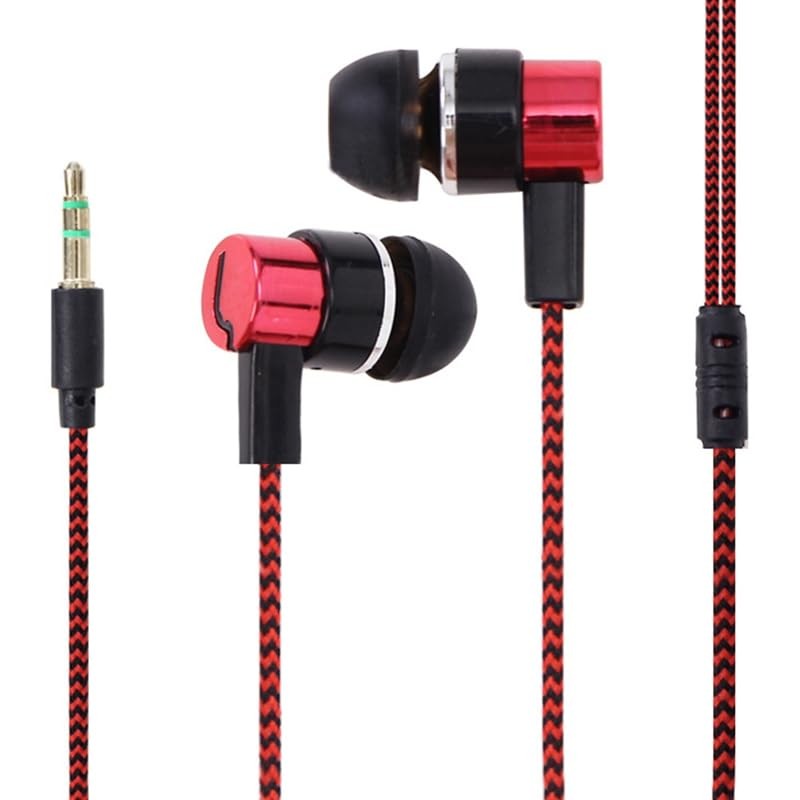 CCeCCe 4 Pack Wired Earbuds 3.5MM 3 Pole Stereo Earphone
