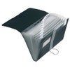 Herlitz 11208394 multi-compartment a4 folder polypropylene with 12 compartments Black,