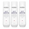 3 x Goldwell Dualsenses Just Smooth Taming Shampoo 250 ml