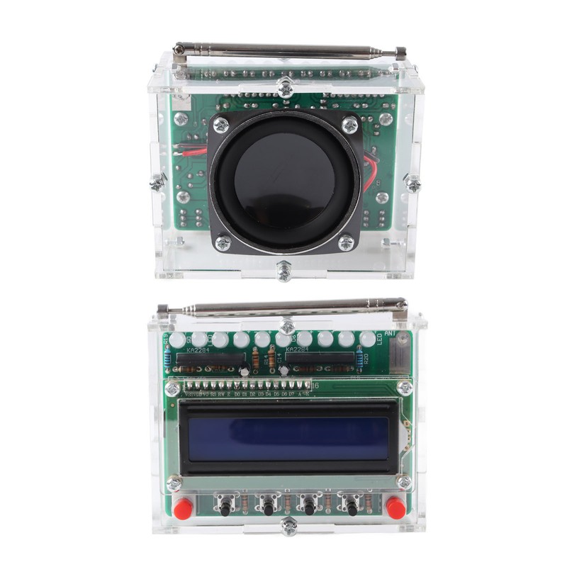 DIY FM Radio 87 To 108MHz LCD Display Digital Radio