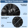 Silk Bonnets for Men, Satin Bonnet for Sleeping, Adjustable Hem
