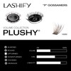 Lashify Plushy 14mm Gossamer Lashes in Truffle Color, Easy DIY