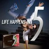 Five 5 Gum Strawberry Flood Sugarfree Gum, 15Piece (Pack of