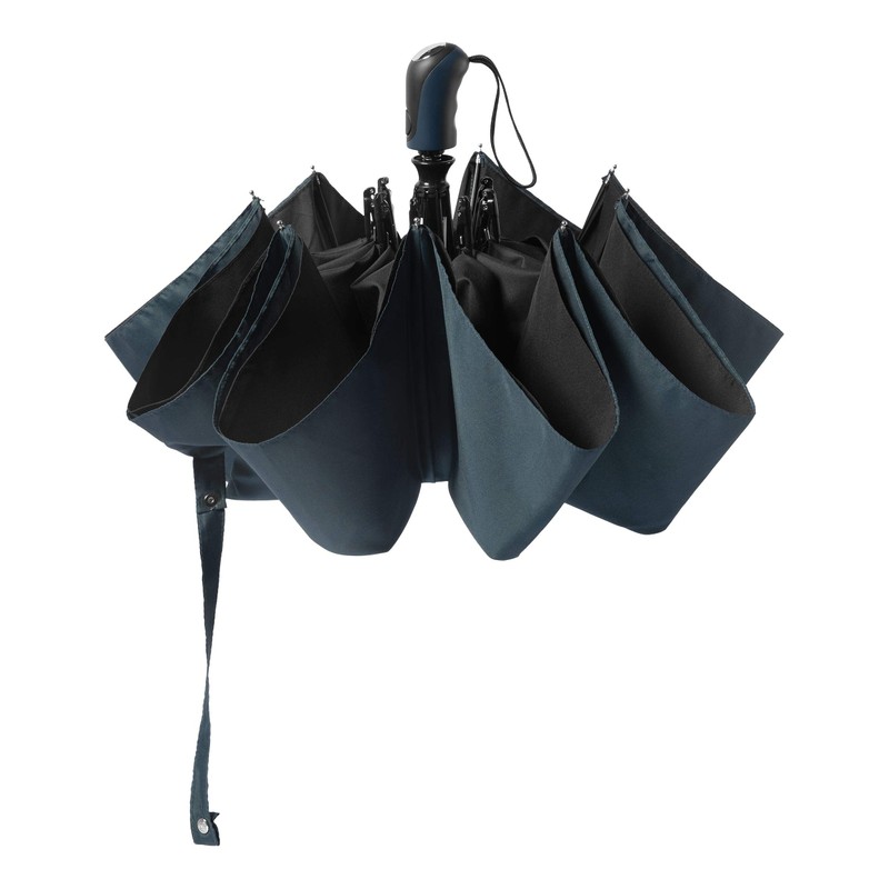 Cerruti 1881 Irving Umbrella, Black & Blue, Manual Opening and