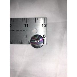 Unbranded 24 PIECES MOTHER OF PEARL SHELL SMOKE SHADE BUTTONS 20 MM