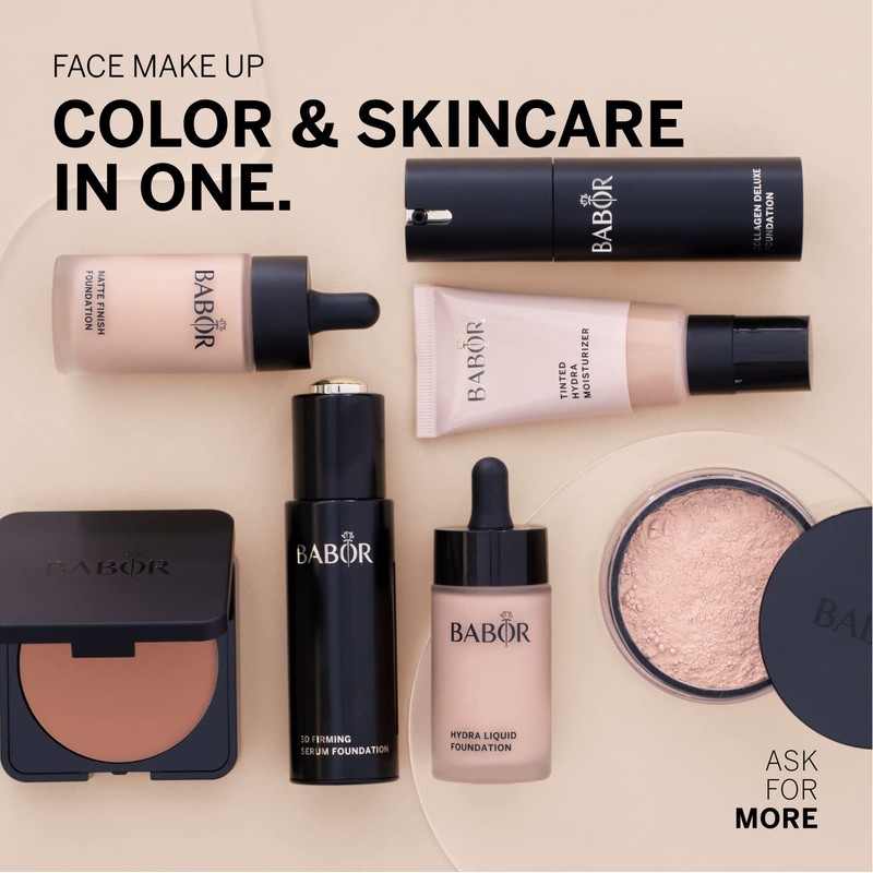 BABOR MAKE UP Satin Duo Highlighter, Two Tone Highlighter Powder,