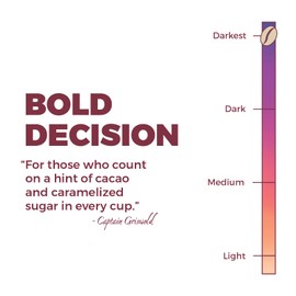 New England Coffee Bold Decision Dark Roast Ground Coffee, 10oz Bag (Pack of 6)