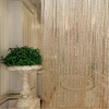 Trixes Thread Curtain in Dewdrop Design as Room Divider Fly