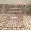 Unknown TWO Clear Stackable Plastic Organizer Storage Bins * Medium