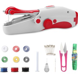 HENGBIRD Hand Sewing Machine, Sewing Machine, Portable Mini Electric Sewing Machine with Sewing Accessories