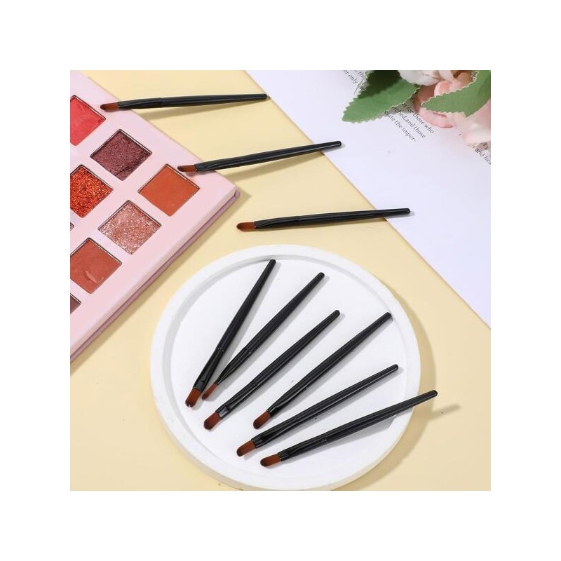 Synhergyx 립스틱용 Synhergyx 일회용 휴대용 립 브러시, 50 PCS 프로