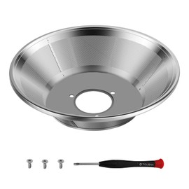 Juicer Mesh Filter Basket Compatible with Breville Juicer Models JE98XL,JE95XL,BJE200XL,BJE430SIL,JE900, BJE510XL,BJE530BSS including Mesh Strainer Bowl, Screws & Wrench（Base and Blade Not Included）