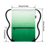 HOLYLUCK Drawstring Backpack Bag Sport Gym Sackpack, Gradient Green, One_Size,