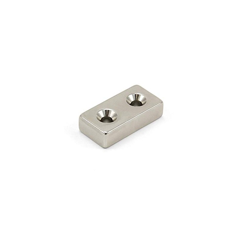 Magnet Expert® 40 x 20 x 10mm thick x 5.5mm