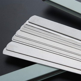 BE-TOOL 14 Blade Feeler Gauge, Stainless Steel Gap Measuring Tool Marked Metric Gauge (200 x 14mm, 1Pcs)