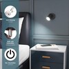 ledscom.de 2 Wall spot WAIKA, Single-Flame, with Switch, GU10, Black