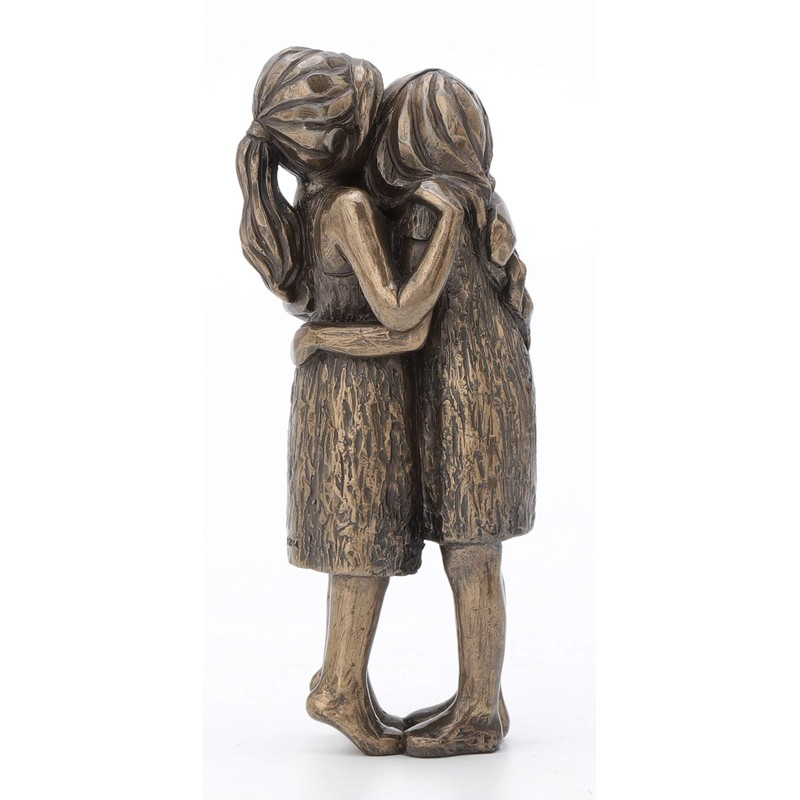 JFSM INC. Friendship Forever Girls Hugging Figurine - Perfect for