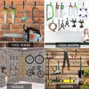 Heavy Duty Steel Garage Storage Utility Hooks, 8 Pcs Wall