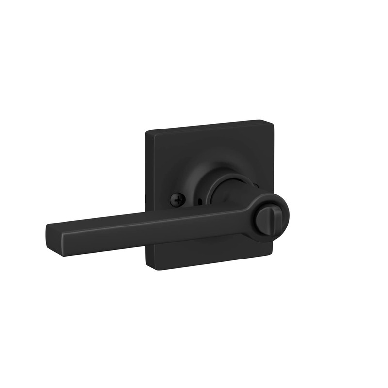 Lock Scout Straight Lever with Round Trim Bedroom and Bathroom