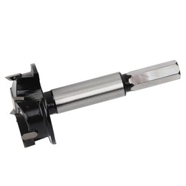 Broca Forstner, Broca Forstner para Taladro, Abridor de Agujeros de 35 Mm de Acero Aleado de 3 Cuchillas con Límite Utilizado en la Instalación de Bisagras, Perforación para Carpintería