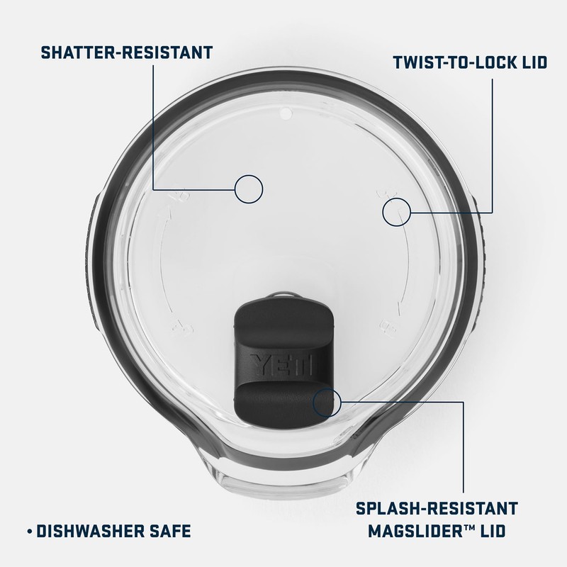 YETI Rambler 34 oz Twist-To-Lock MagSlider Accessory Lid, Fits 34