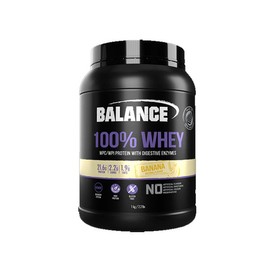Balance 100% Whey Whey Protein Banana Protein Powder 1kg / 발란스 100% 웨이 유청 단백질 바나나 프로틴 파우더 1kg