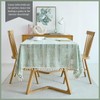 IBEQUEM Cotton Linen Table Cloth, Rectangular Stitching Tassel Tablecloth, Wrinkle