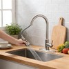 Kitchen Faucet with Pull Down Sprayer, Modern Single Handle Pull