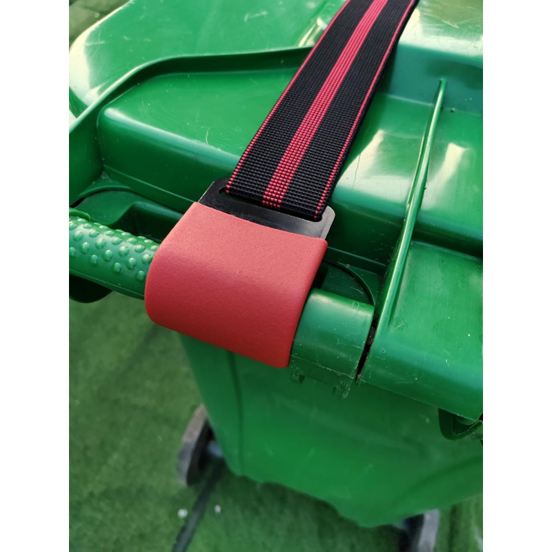 HANPINYUAN Metal Double Claw Outdoor Locking Bear Proof Trash Can