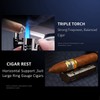 Torch Lighter Triple Jet Flame Refillable Butane Cigar Lighter Windproof