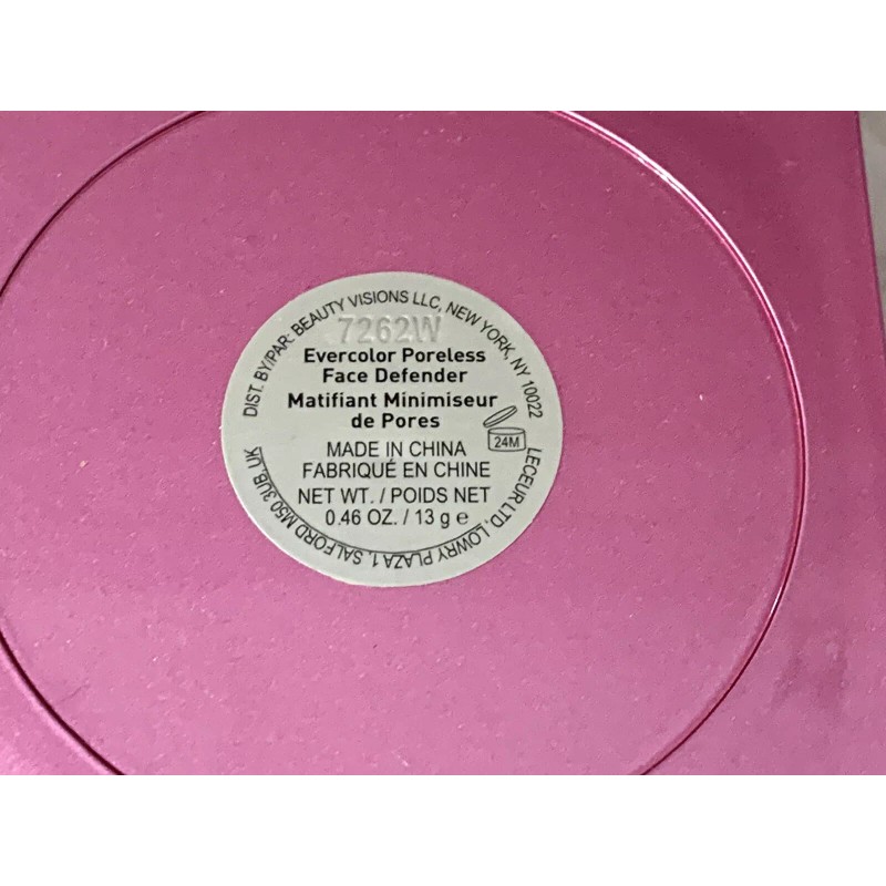 Mally Evercolor Poreless Face Defender full size with sponge NWOB