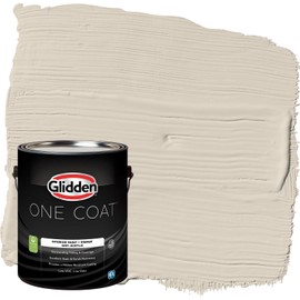 Glidden Interior Paint + Primer: Greige/Cool Concrete, One Coat, Semi-Gloss, 1-Gallon