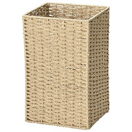 Chidorisangyou Trash Can Without Lid - W 8.9 x D 8.9 x H 12.8 inches (22.5 x 22.5 x 32.5 cm)