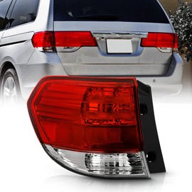 KEEKPO - For 2008 2009 2010 Honda Odyssey Factory Style Red Outer Tail Light Lamp Replacement Left Diver Side