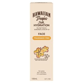 Hawaiian Tropic Buy Hawaiian Tropic Silk Hydration Face Fragrance Free SPF50 Plus 100mL Online