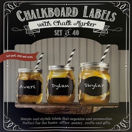 Chalkboard Labels Stickers Removable and Reusable Labels for Containers Exultimate