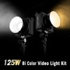 NiceVeedi 125W Professional Cob Video Light with Bowens Mount, 3000K-10000K