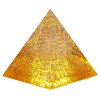 Mookaitedecor Quartz Crystal Healing Crystal Quartz Pyramid with Yellow Colour
