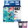 682XL Ink Cartridges Compatible for HP Deskjet Plus 4175 4178