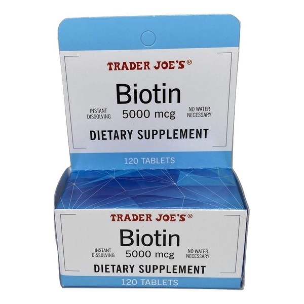 Trader Joe's Biotin 5000 mcg Dietary Supplement