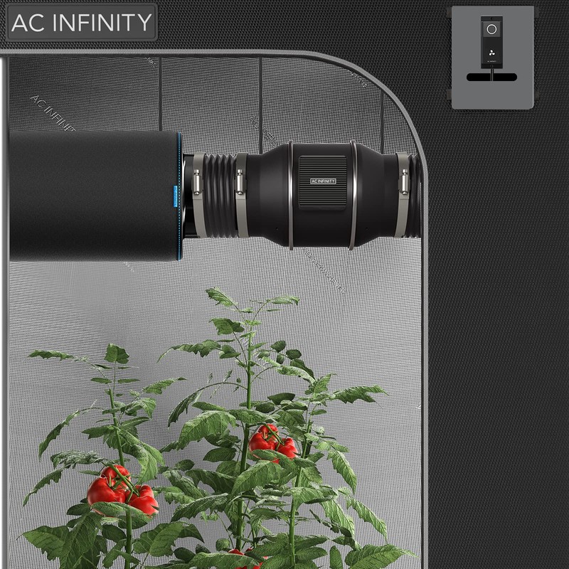 AC Infinity CLOUDLINE S4, Quiet 4” Inline Duct Fan with