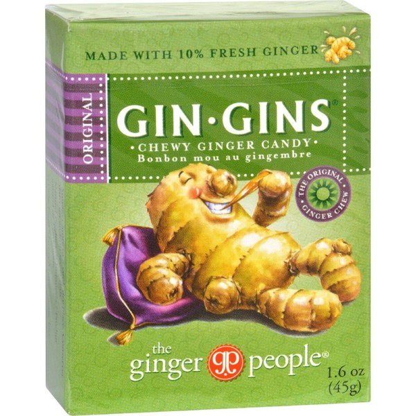 GINGER PEOPLE GINGINS,CHEWY,ORIG,TRVL P, 1.6 OZ