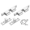 sourcing map 2Pcs Cabinet Latch Double Roller Catch, Lock Stop