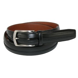 Johnston & Murphy Men's Double Calf Belt, Black 36